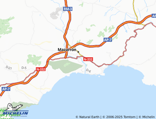 MICHELIN Las Moreras map - ViaMichelin