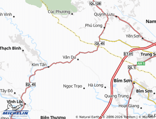 Mapa MICHELIN Vân Du - ViaMichelin