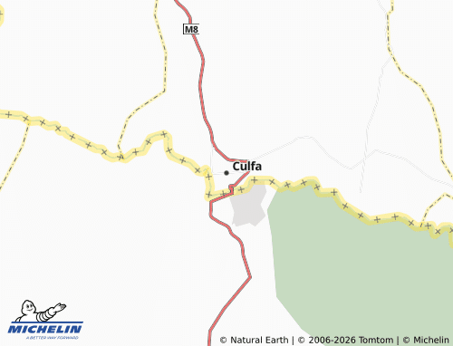 MICHELIN Culfa map - ViaMichelin