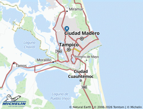 Mappa MICHELIN Laguna del Carpintero - ViaMichelin