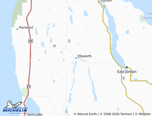 Mappa MICHELIN Ellsworth - ViaMichelin