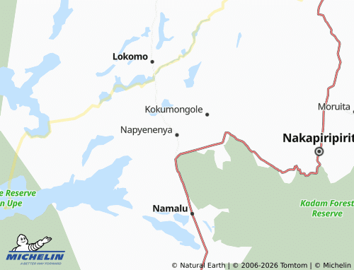 Mappa MICHELIN Napyenenya - ViaMichelin