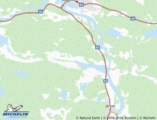 MICHELIN Boda map - ViaMichelin