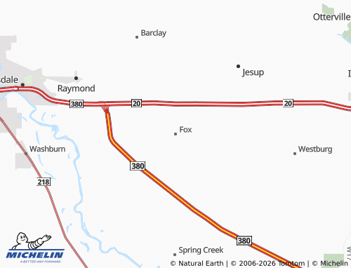 Mapa MICHELIN Fox - ViaMichelin