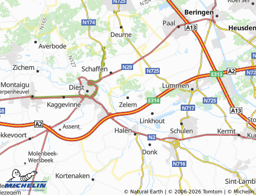 Mapa MICHELIN Zelem - ViaMichelin