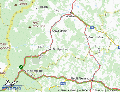 MICHELIN Mühlbach map - ViaMichelin