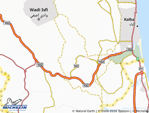 MICHELIN Al Ktab map - ViaMichelin