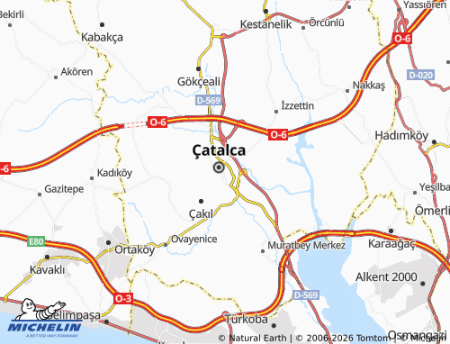 MICHELIN Ferhatpaşa map - ViaMichelin