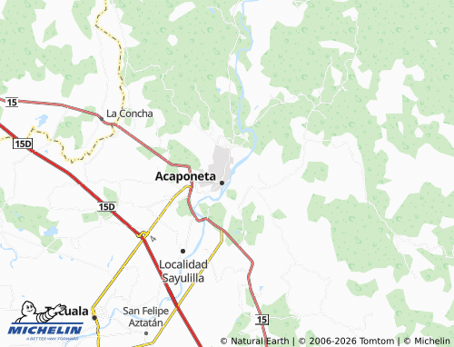 Mapa MICHELIN Cerro de La Cruz - ViaMichelin