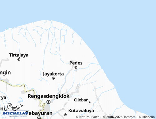 MICHELIN-Landkarte Cibuaya - ViaMichelin