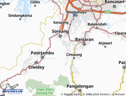 Mapa MICHELIN Bandasari - ViaMichelin