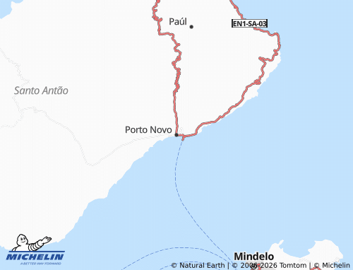 Mapa MICHELIN Porto Novo - ViaMichelin