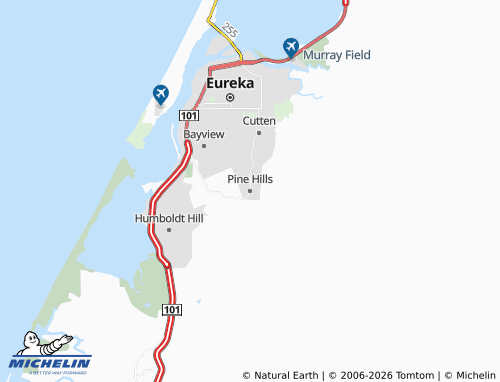Mappa MICHELIN Pine Hills - ViaMichelin