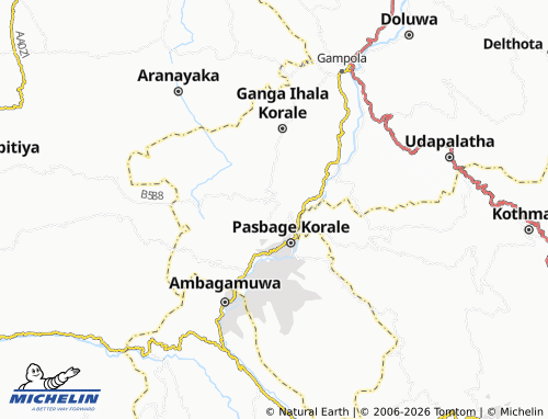 MICHELIN Dandubediruppa map - ViaMichelin