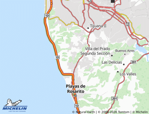 Mapa MICHELIN Aztlán - ViaMichelin