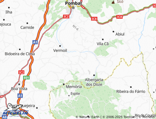 MICHELIN Vila Galega map - ViaMichelin