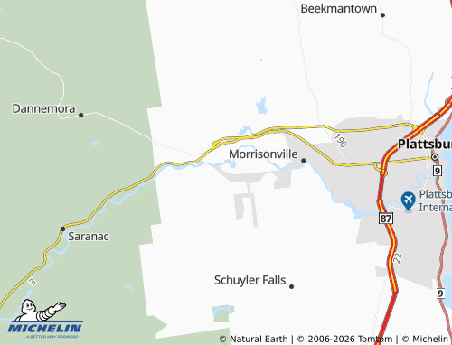 Mapa MICHELIN Woods Mills - ViaMichelin