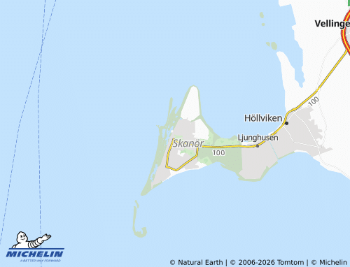Carte MICHELIN Skanör - ViaMichelin