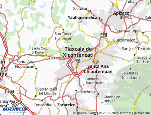 MICHELIN Adolfo López Mateos map - ViaMichelin