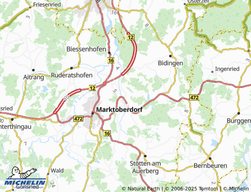 MICHELIN Hausen map - ViaMichelin