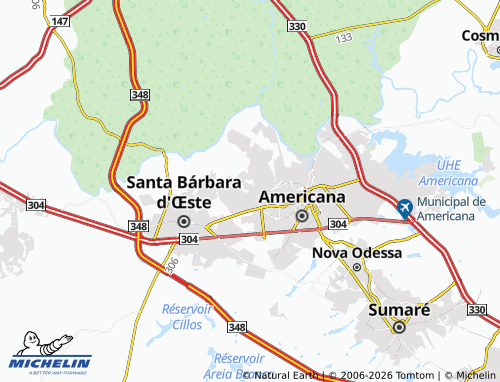 Mapa MICHELIN Dona Regina - ViaMichelin