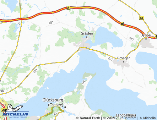 Mapa MICHELIN Dalsgård - ViaMichelin
