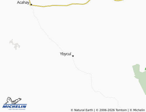 Mappa MICHELIN Ybycuí - ViaMichelin
