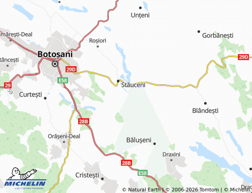 MICHELIN Siliștea map - ViaMichelin