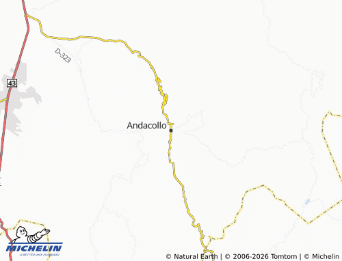 Mapa MICHELIN Andacollo - ViaMichelin