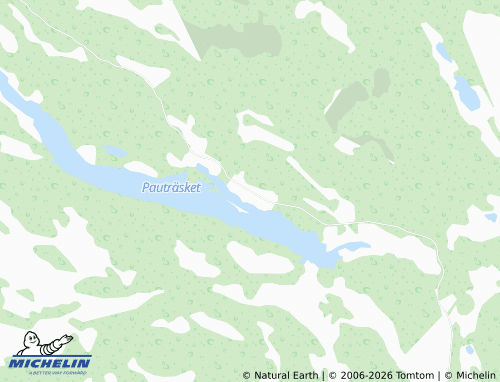 MICHELIN Pauträsk map - ViaMichelin