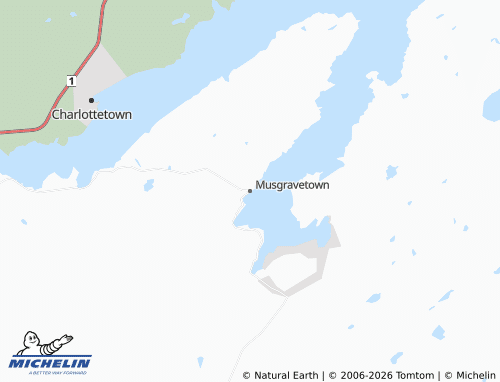 Mappa MICHELIN Musgravetown - ViaMichelin