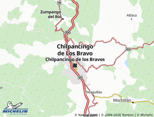 MICHELIN Ricardo Flores Magón map - ViaMichelin