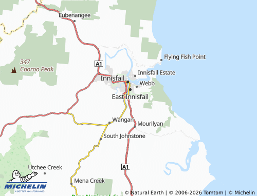 Mapa MICHELIN South Innisfail - ViaMichelin