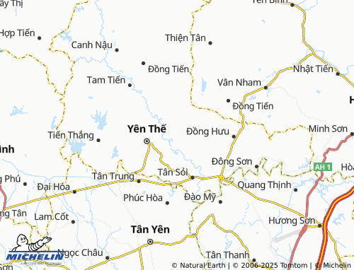 MICHELIN Hồng Kỳ map - ViaMichelin