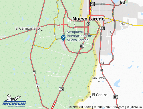Mappa MICHELIN Colinas del Sur - ViaMichelin