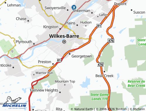 Mappa MICHELIN Laurel Run - ViaMichelin
