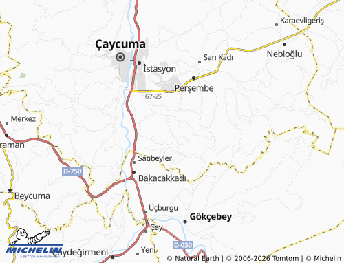 MICHELIN Uluköy map - ViaMichelin