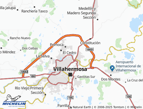 MICHELIN Los Sauces map - ViaMichelin