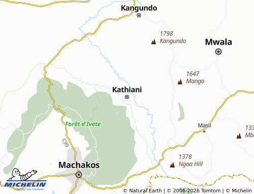 Mappa MICHELIN Kathiani - ViaMichelin