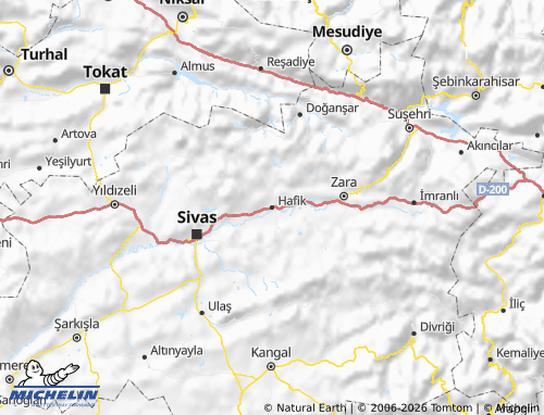 Mappa MICHELIN Hafik - ViaMichelin