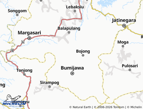 Mapa MICHELIN Sokatengah - ViaMichelin