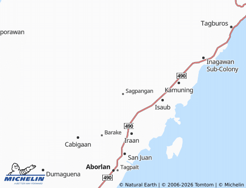 MICHELIN Sagpangan map - ViaMichelin