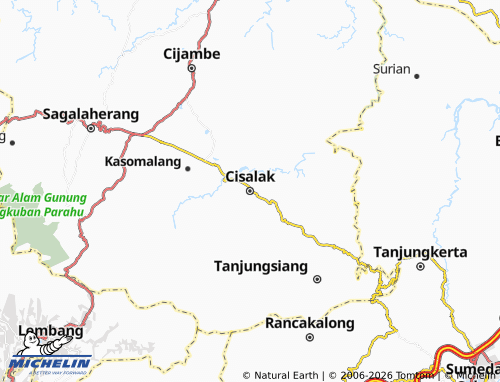 MICHELIN-Landkarte Cisalak - ViaMichelin