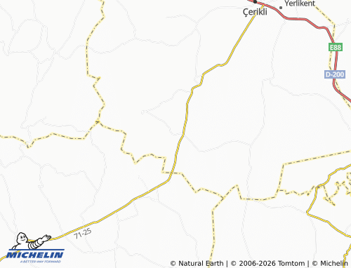 Mapa MICHELIN Halitli - ViaMichelin