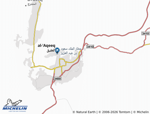 MICHELIN-Landkarte Waqada - ViaMichelin