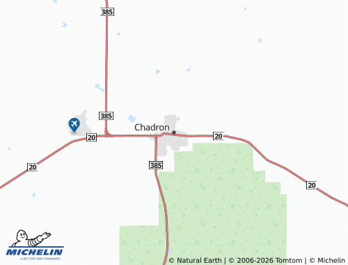 Mapa MICHELIN Chadron - ViaMichelin