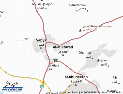 MICHELIN-Landkarte al-Husayni - ViaMichelin