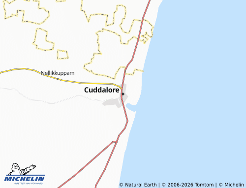 Mappa MICHELIN Cuddalore - ViaMichelin