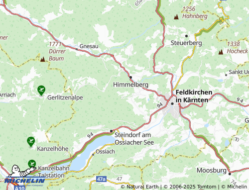 MICHELIN-Landkarte Saurachberg - ViaMichelin