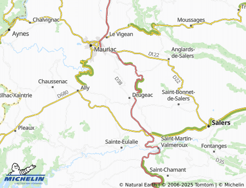 Mapa MICHELIN Soulages - ViaMichelin